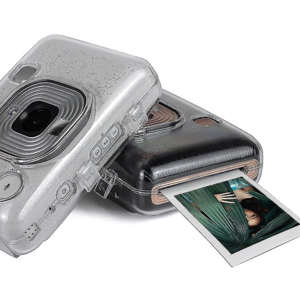 Transparent Crystal Pvc-skyddande för case för cover Kameraväska för Fujifilm Mini Liplay kameratillbehör