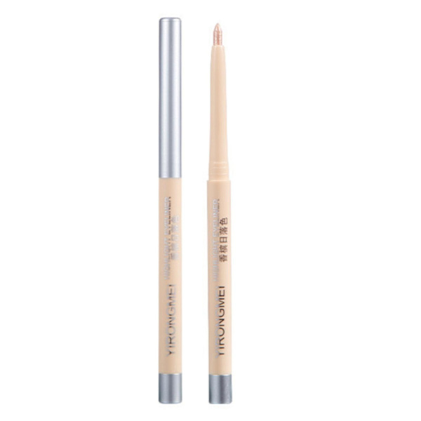 2-i-1 Matt Highlighter & Silkworm Pen Rekommenderad Skugga Dubbelhuvud Hög Glans Eyeliner