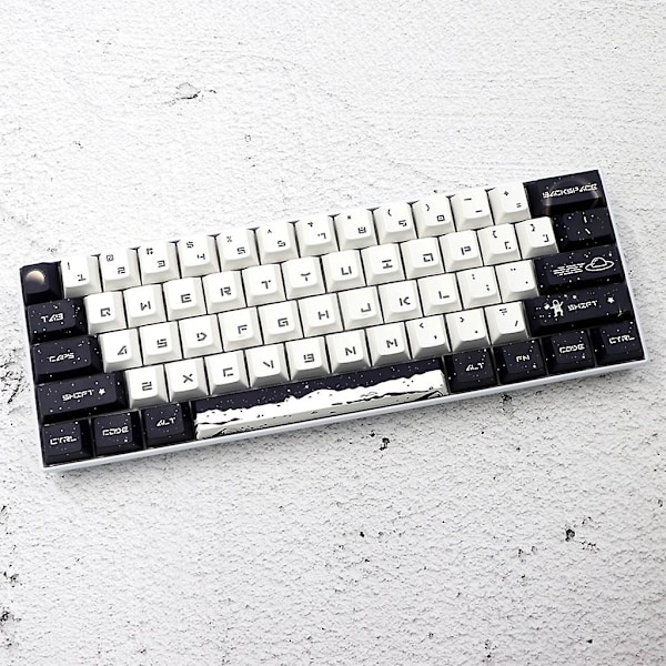 81-tasters Keycaps Ytre Rom Tema For 61/64/68 Ansi/ Iso 60% Layout Mx-brytere