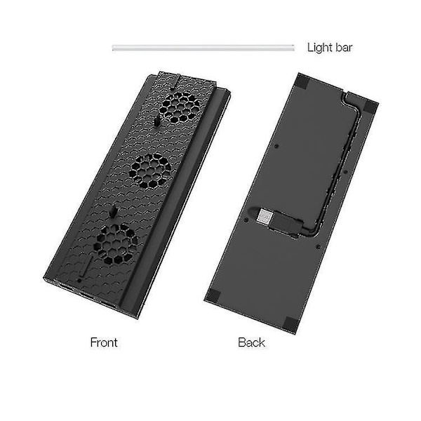Varmeafledende Vertikal Stativ Base Køle Dock Køleventilator Beslag Til Xbox One X Spilkonsol