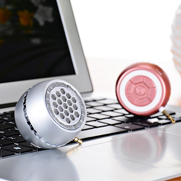 3,5 mm bærbar lydhøyttaler Mini Sound Box for smarttelefoner nettbrett bærbare datamaskiner