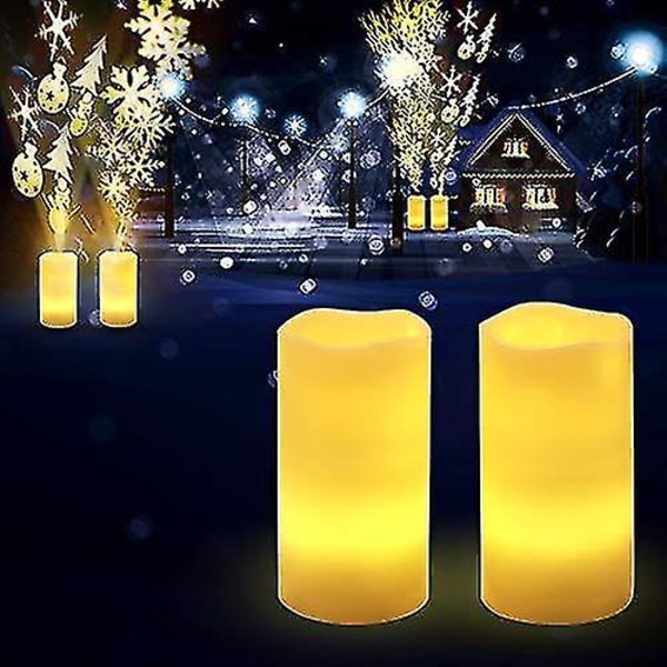 Flamlös LED-ljusform Rotationsprojektionslampa Nattljus