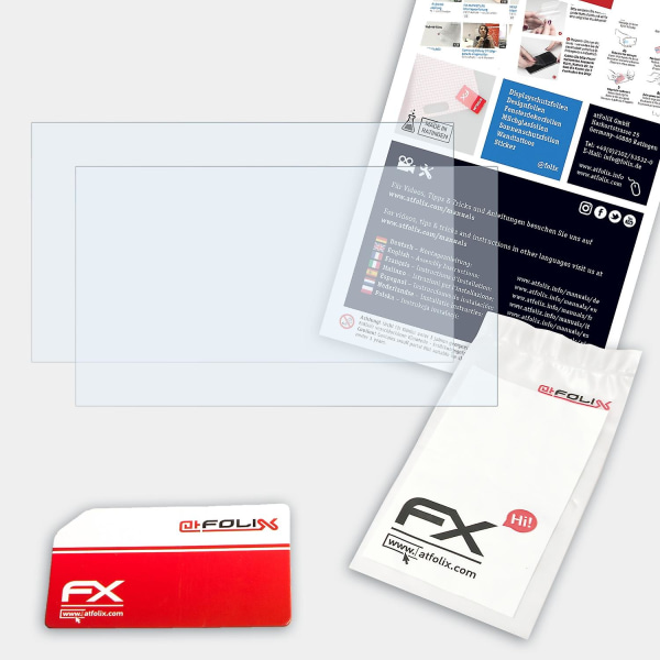 atFoliX 2x Schutzfolie Compatibel ja Lenovo IdeaPad Flex 15 / 15D Displayschutzfolie klar