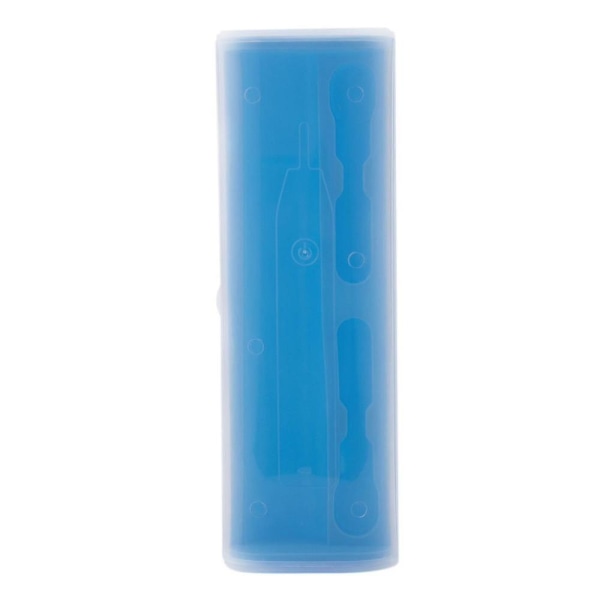 Bærbar el-tandbørsteholder æske boks rejsecamping til 4 farver (blå)
