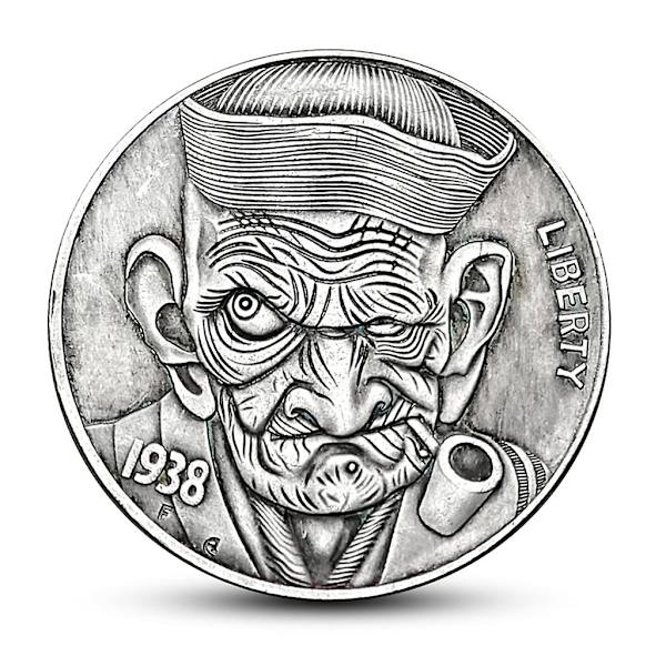 Speciell stil minnesmynt silverpläterad souvenir konst samling