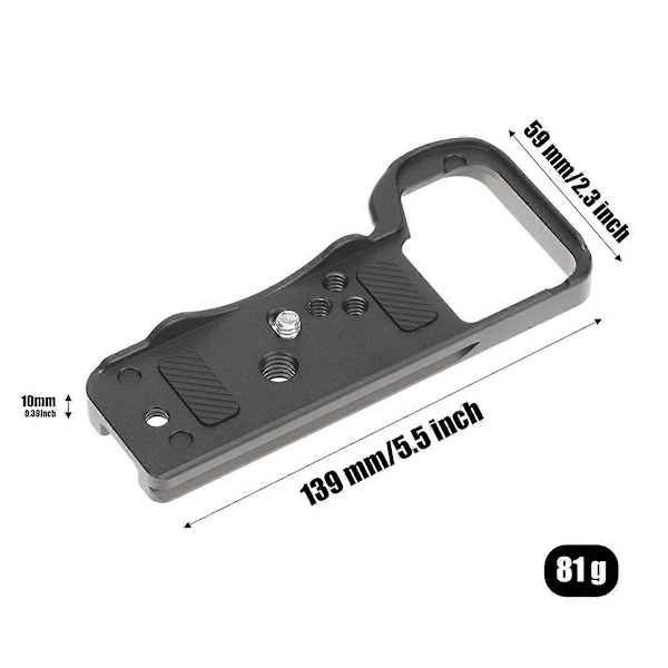 Vertikal Hurtigutløsningsplate L-plate A7C2 A7CII A7CR Kompatibel Stabilisator Stativ Enkelt Base Plat