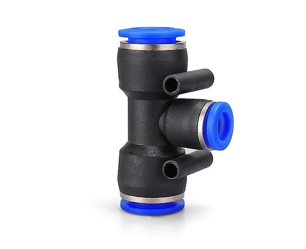 4 x blå tee-tee krympefitting (PE - 12) ytterdiameter 12mm