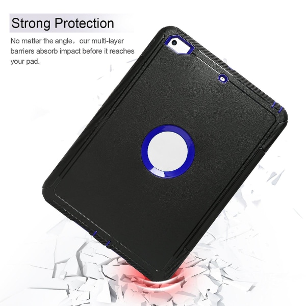 Deep Blue Smart Cover + iskunkestävä case Apple Ipad Pro 9.7:lle