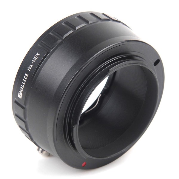 Objektivadapter för Nikon-objektiv till Sony E-fattning NEX-kamera A5100 A6000 A5000