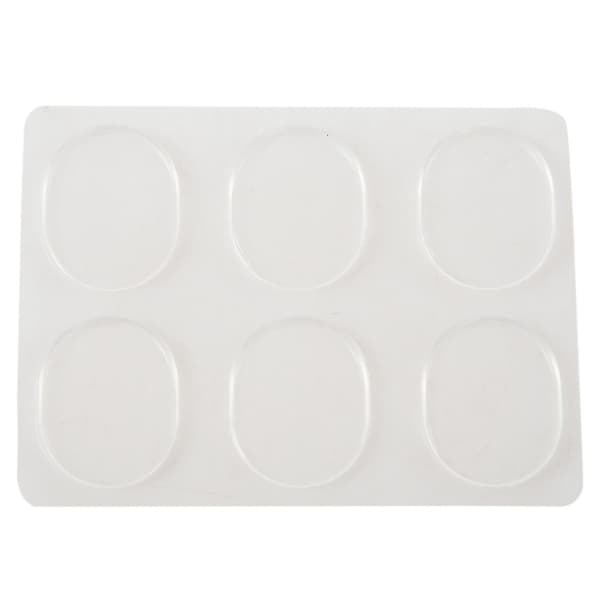6-pack Snare Drum Dämpningsdynor Gelkuddar Dämpningsdynor Transparenta Slagverk