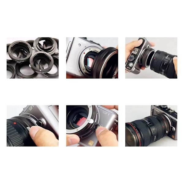 Bekreft adapter for M42 skruefesteobjektiv til Eos-festekamera Fujifilm X-pro1