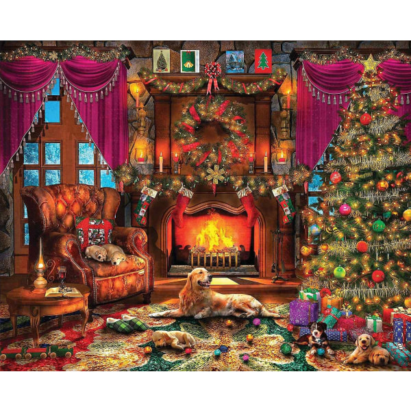 Puslespill Adventskalenderboks Julenedtellingskalender Jigsaw Puzzle-Q1098
