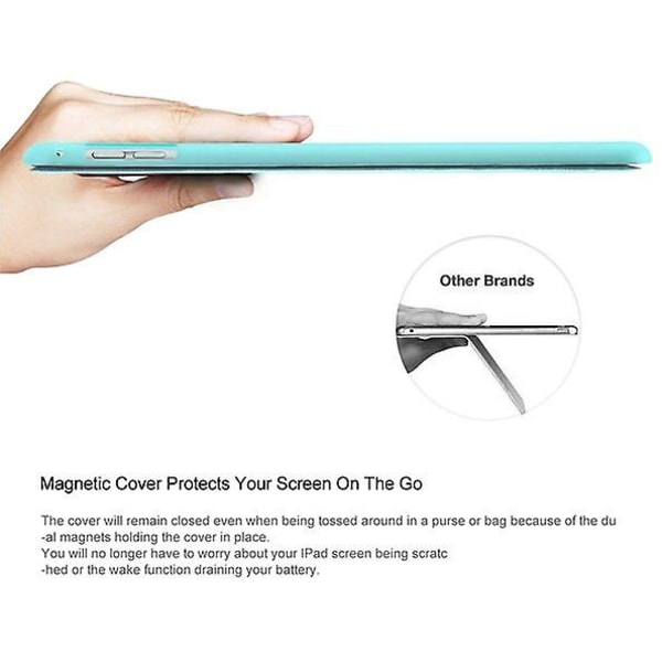 Magnetisk Pu Læder Smart Case Cover Wake Protector Folio til Ipad Pro 9,7" tommer
