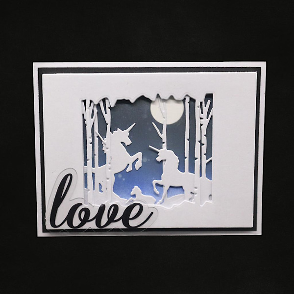 Dyr Metal Skæredør Stencil Diy Scrapbooking Album Stempel Papir Kort Embos