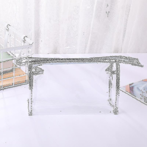 Transparente Vandtætte Kosmetikposer med Lynlås - Klart Makeupposer - 2 stk.