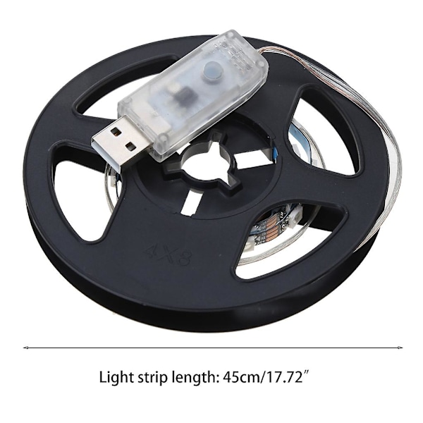 Led-lysstripholderbase Rgb Led-lysvertbase Fargeskiftende Led-lys