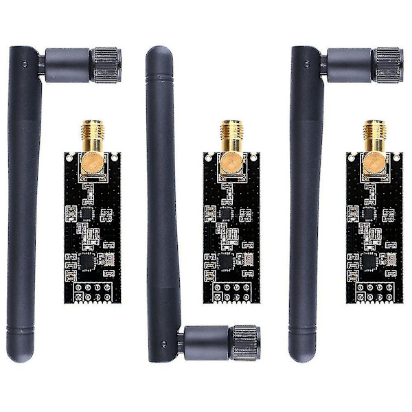 4 kpl 2.4g Nrf24l01+pa+lna Langaton Moduuli Antennilla 1000 Metriä