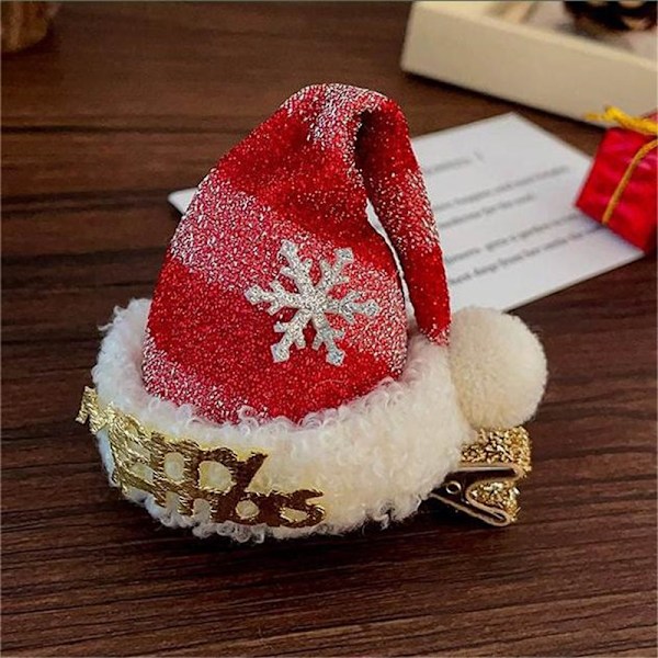 Sööt Plush-hirven pääpanta naisille joulumekkoon, korkea kallohirven pääpanta, piparkakkumies, syksy ja talvi, kasvojenpesu hiusneula santa claus