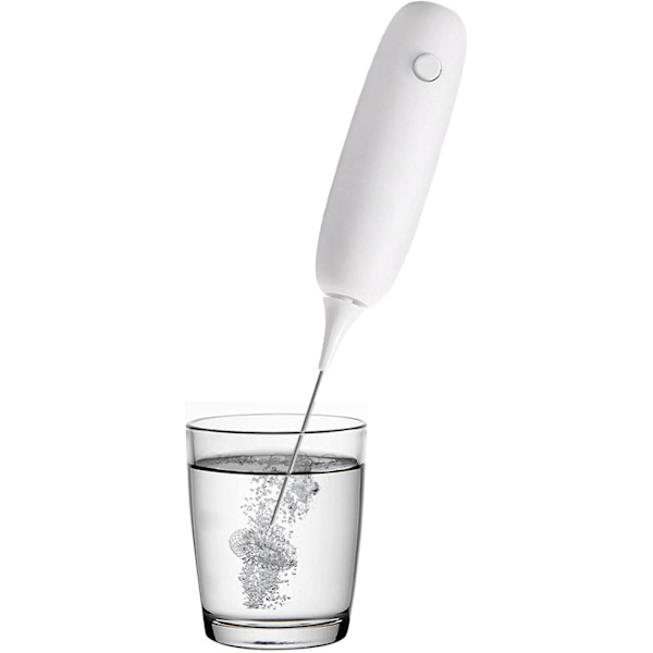 Uppladdningsbar mjölkskummare handhållen, kaffelektrisk visp dryck skummixer, mini handvisp bärbar dryckmixer och mjölkskummarstav