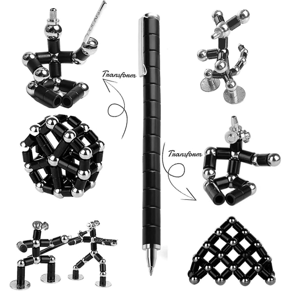 Magnetisk kulepenn, fidget-penn for stressavlastning, morsom kreativ gave til menn, kvinner eller tenåringer