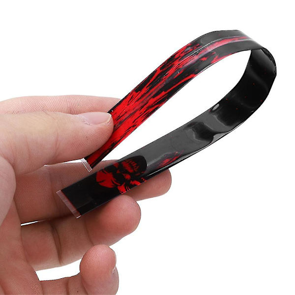 1 Set Universal Durable Archery Wraps Sticker - DIY Pilspets, Jakt Skytte Utrustning (skalle Röd)