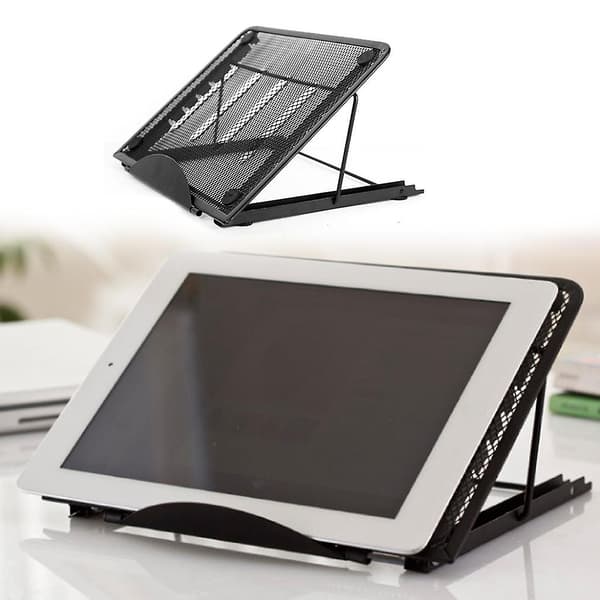 6 Höjdjusterbart Bärbart Laptop Tablet Stativ Hållare Fällbart Laptop Stativ