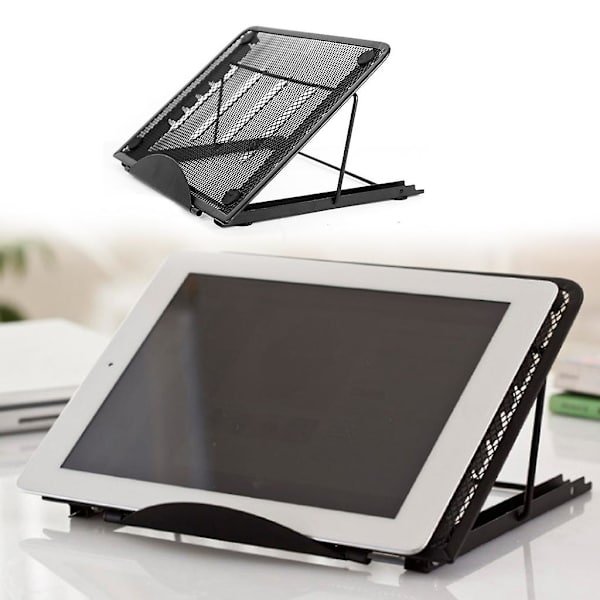 6 Høydejusterbar Bærbar PC Tablet Stativ Brakett Sammenleggbar Laptop Holder