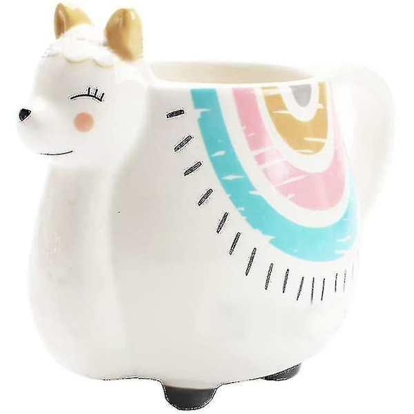 3d Alpaca Llama Kaffe Krus Med Håndtrykte Design, Keramisk Sød Krus Håndlavet Kop Fødselsdagsgaver Til Pige