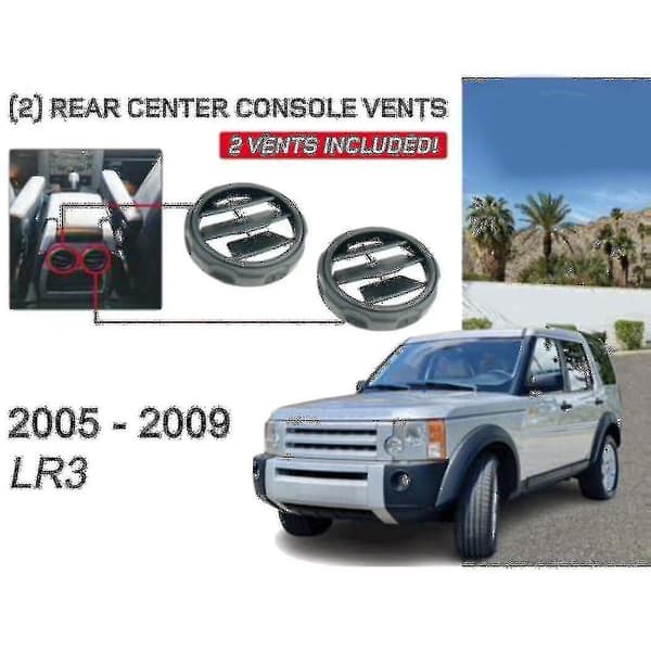 2 st Lr041180 Bil Mittkonsol Bakre Ventilationsgaller För Discovery 3 & 4 Sport 2006-2016 Båge