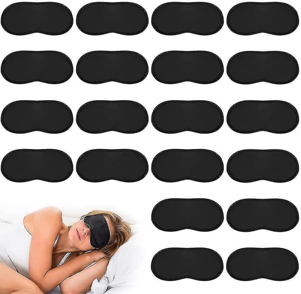 30 Pack Ögonmasker för Engångsbruk, Sovmask, Ljusblockerande för Män & Kvinnor