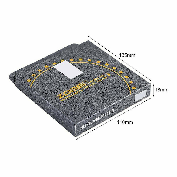 Zomei Justerbar Variabel Neutral Density Filter Fader ND2-ND400 58mm BG