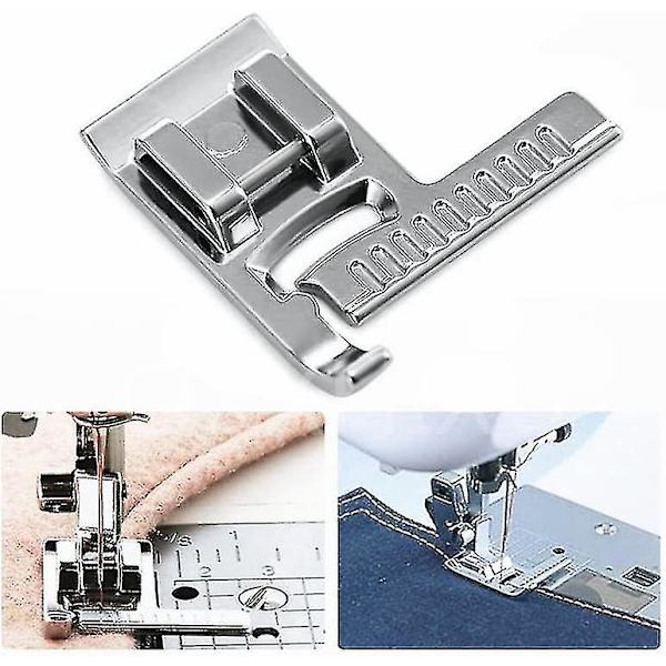 Snap-on symaskin raksöm guide pressarfot (silver) (1 st)