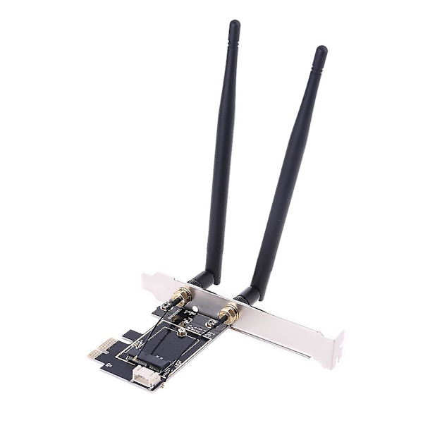 Trådløst kort til Pcie-1x til Ngff-ekey Pcie bærbar pc Wifi Wlan kort adapter