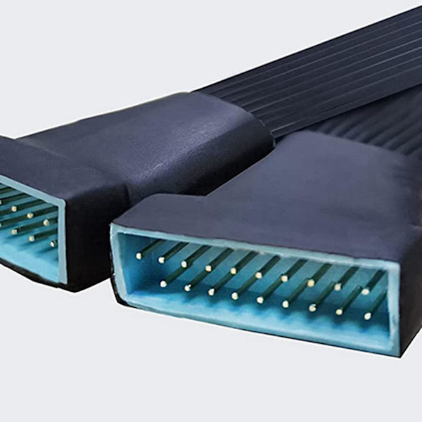 3 stk. USB 3.0 header-forlængerkabel, 19/20-bens 1 til 2 Y-splitter intern forlængeradapter Diy