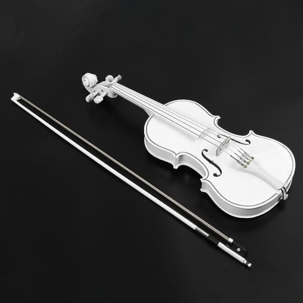Student Violin 4/4 Full Size Violin Violin Set Barn Vit Violin