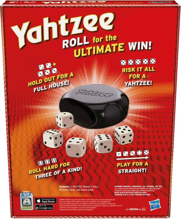 Tarot-korttipeli Yahtzee Classic, Monivärinen