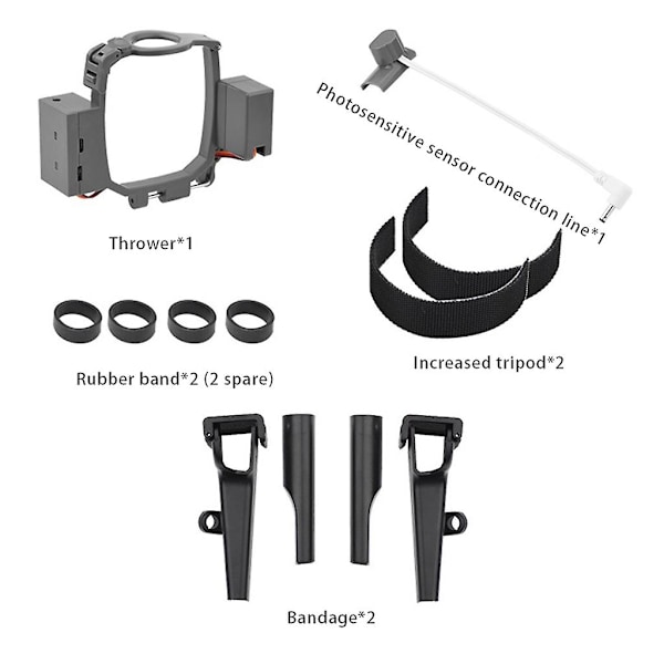 Drone Air Dropper til Dji-mavic 2 Pro/zoom Release Playload Gave Redningsdele