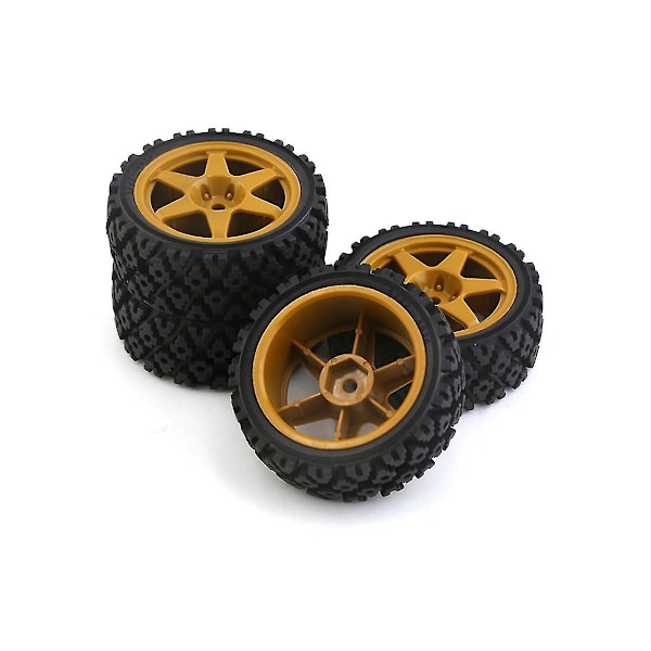 4 st 70 mm gummidäck för Xv01 Xv02 Ta06 Tt01 Tt02 Ptg-2 1/10 Rc Rally Racing Car Upgrad