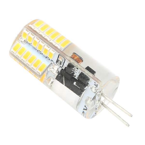 48LED G4 Pære 3W Ikke-Dæmpbar Bi Pin Lys til Lysekrone (Varm Hvid 2700K-3100K) - AC DC 12V, 300LM