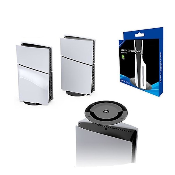 Vertikal basstativ för PS5 Slim, vertikalt basstativ kompatibelt med Playstation 5 Slim Disc & Digital Edition, PS5 Slim-tillbehör
