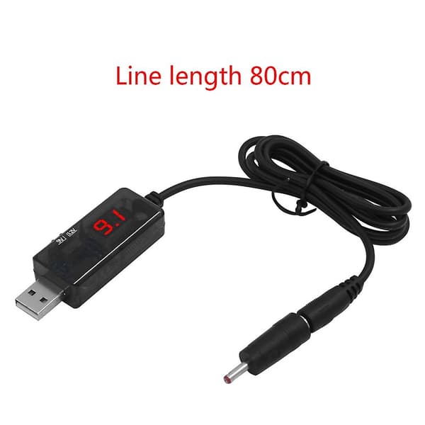 5v til 9v 12v justerbar spenning Volt LED-skjerm DC strømregulatorlinje