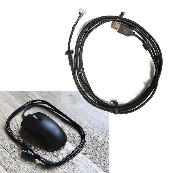 Holdbar flettet nylonkabel USB-muskabel myk erstatningskabel for Logitech G403-mus