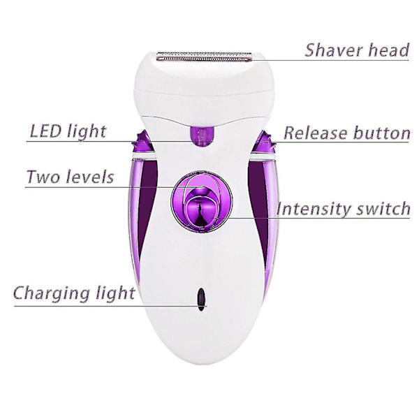 Epilatorer för kvinnor Sladdlös epilator Elektrisk damrakhyvel Uppladdningsbar