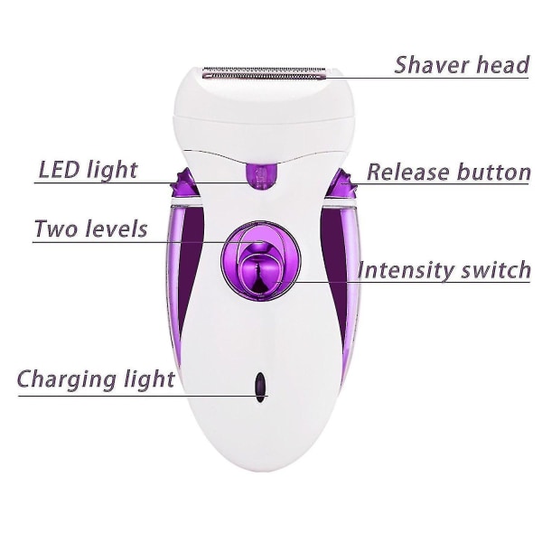 Epilatorer Kvinder Trådløs Epilator Electric Lady Shaver Genopladelig