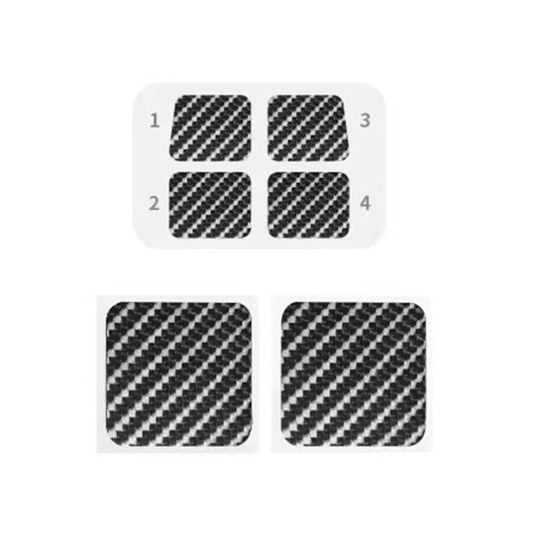 6x Beskyttende styreflate-klistremerker for Steam Deck-klistremer i PVC, slitesterkt deksel