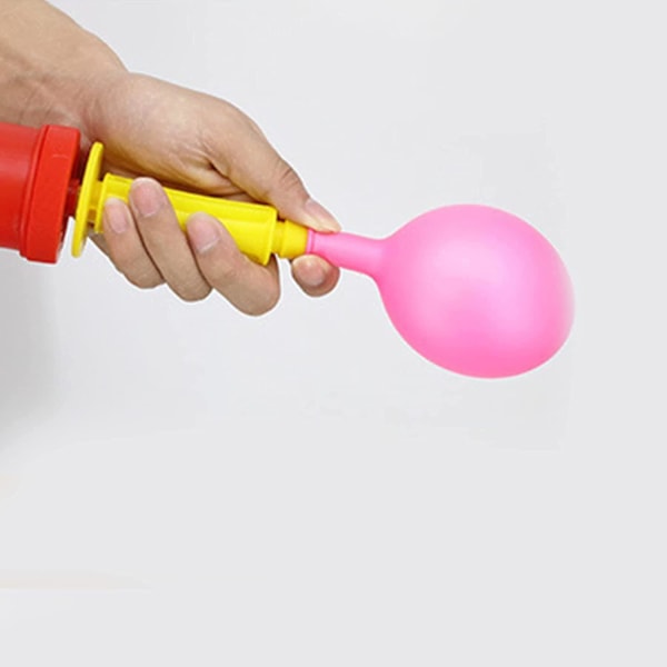 Ballonpumpe, Håndbetjent oppustelig, Manuel pumpe blæserpumpe, Luftpumpe til balloner, Til DIY fest bryllup fødselsdag juledekorationer