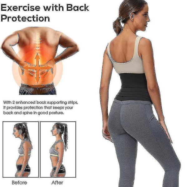 Waist trainer för kvinnor Osynlig waist trainer Belly Wrap Waist Trainer