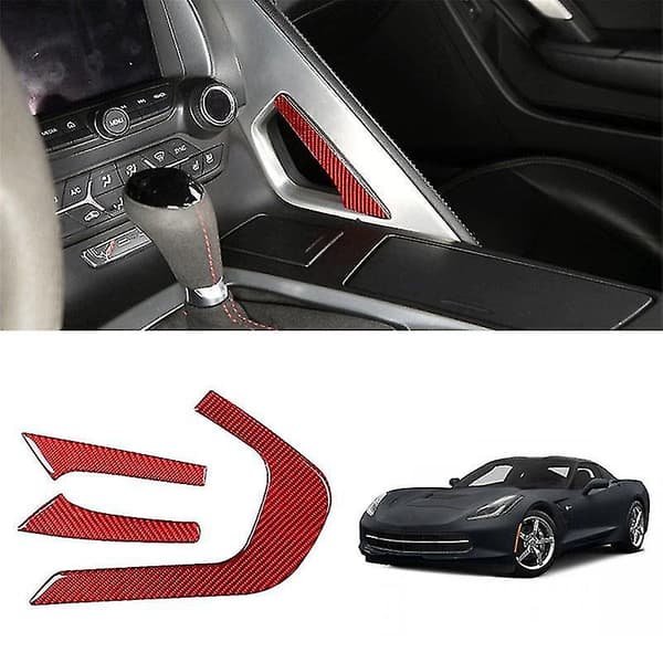Co-pilot Sentral Kontrollpanel Trim For Chevrolet Corvette C7 14-19 B