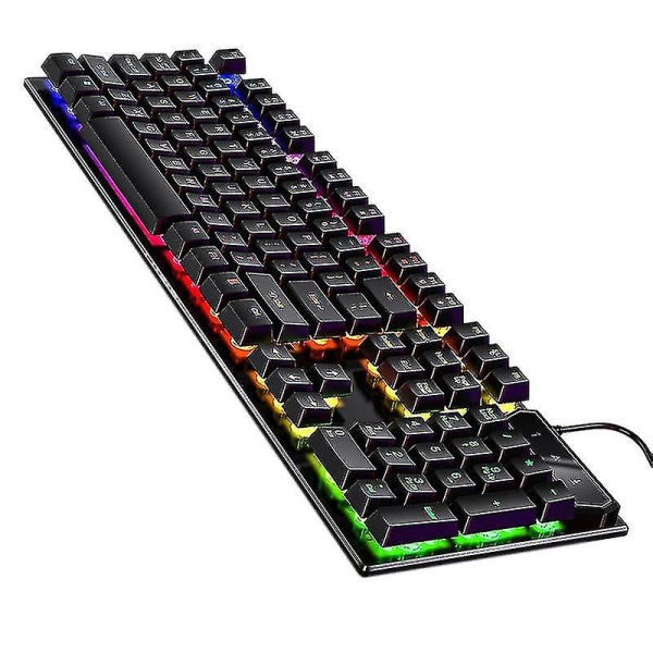 Yindiao V4 Gaming Keyboard Mekanisk tastatur Tastatur 104 taster