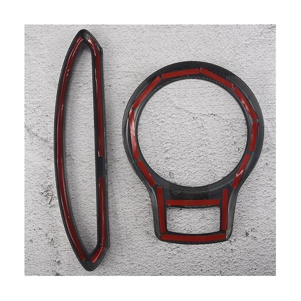 2 stk. Center Console Air Outlet Frame & Gear Shift Box Panel Trim Cover Til Brz 86 2012-2020